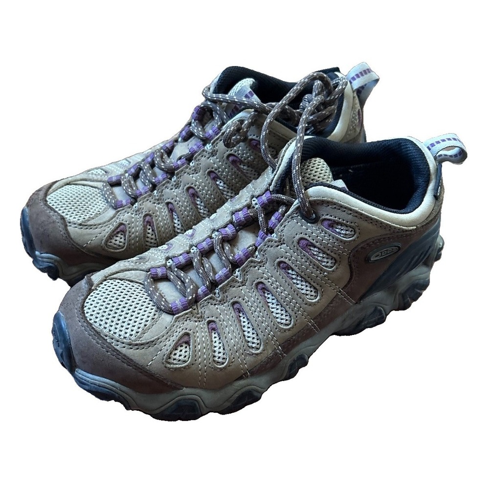 Oboz Shoes Women 6 Sawtooth II Low Grey Hiking Trail Outdoors B Dry Sneaker Boot